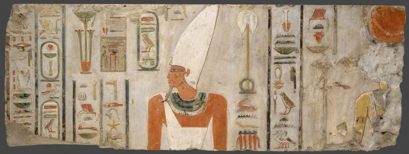 Mentuhotep II on a relief from his mortuary temple in Deir el-Bahari