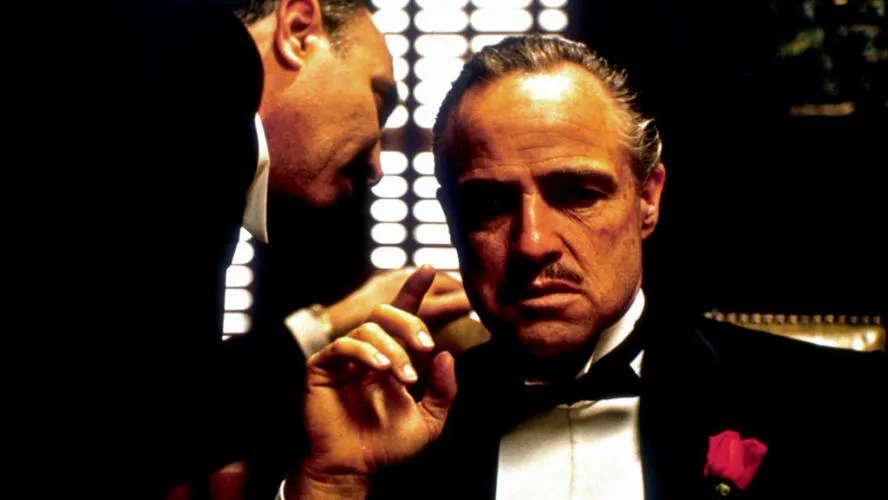 Marlon Brando in Godfather Image