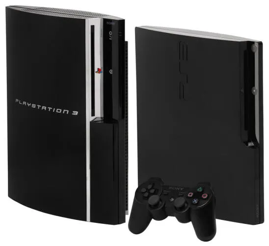 Original PlayStation 3 and slimline PlayStation 3 - image