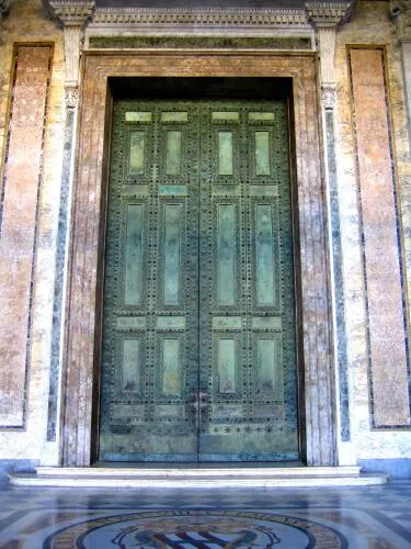 Ancient Roman Senate Bronze doors