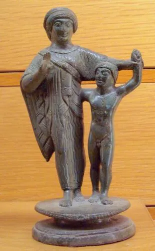 Etruscan mother and child