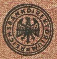 Reichsbank directorate seal printed from 1922