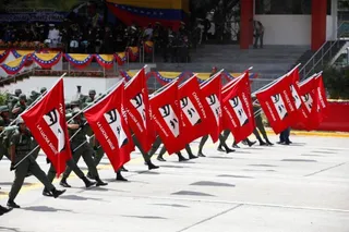 Caracas (Venezuela), March 5, 2014. The Foreign Minister of Ecuador, Ricardo Patiño, participated in the commemoration of the death of Commander Hugo Chávez Image