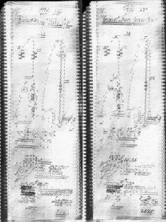 A portion of the 1874 actual patent application of  Henry Woodward and Mathew Evans - image