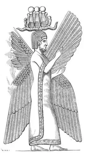 Cyrus the Great with a Hemhem crown