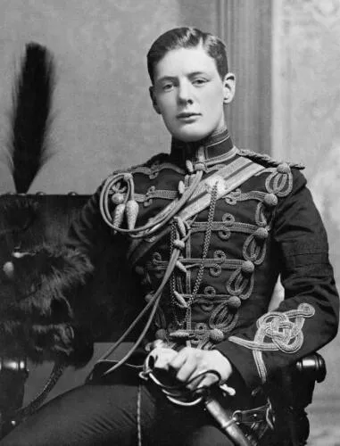 Churchill in the military dress uniform