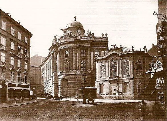 The old Burgtheater (before 1888)