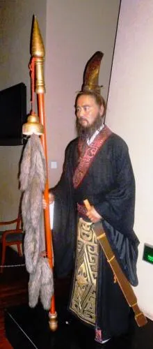 Wax sculpture of Zhang Qian