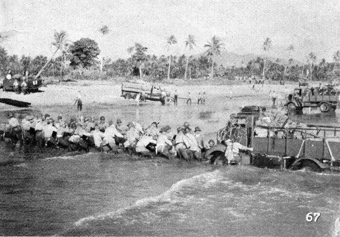 Japanese forces land on Java