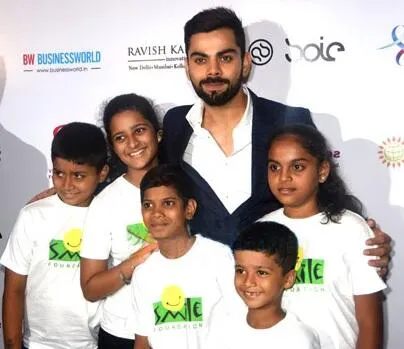 Kohli at a VKF charity event in June 2016