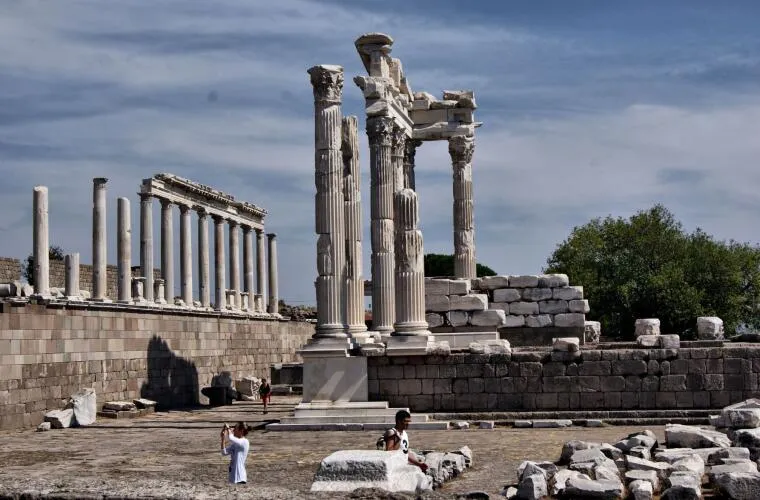 Ruins of the ancient city of Pergamon