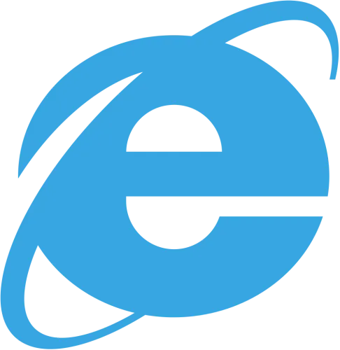 Internet Explorer 4 and 5 logo Image
