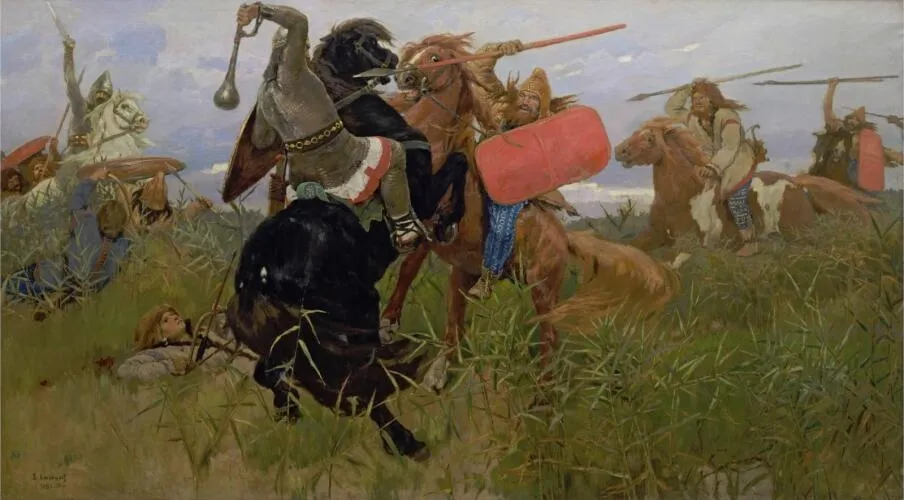 Battle between the Scythians and the Slavs