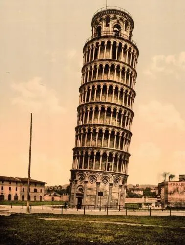 :Leaning Tower of Pisa in the 1890s