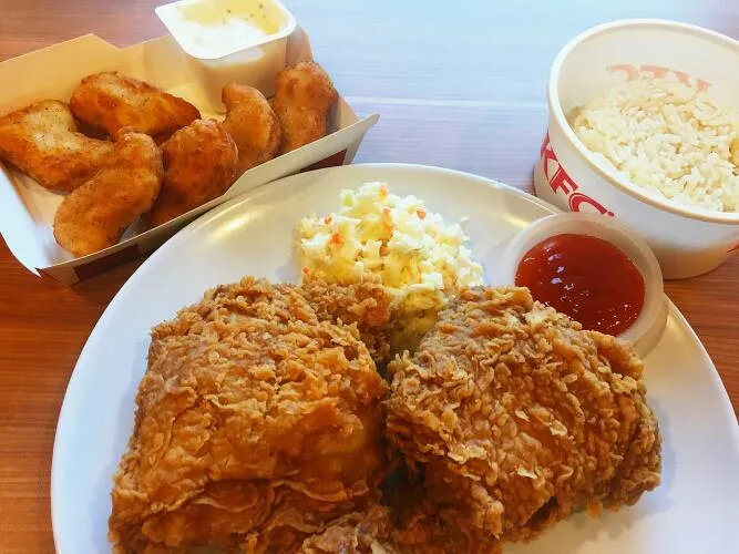 KFC Rice Set in Malaysia