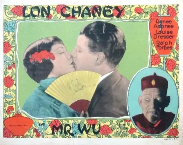 Lobby card for the American film Mr. Wu (1927).