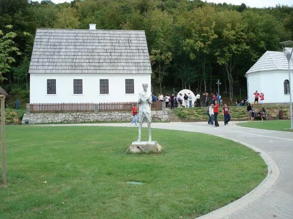 Rebuilt, Tesla's house (parish hall) in Smiljan
