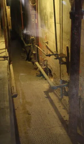 Alcatraz escape utility corridor Image