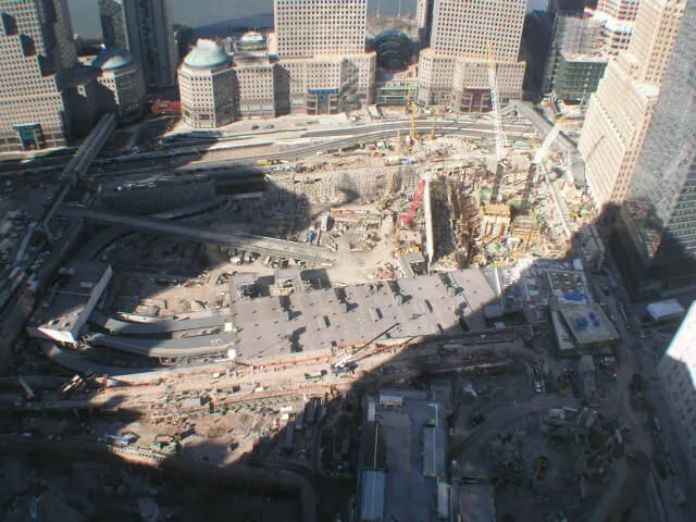 Construction progress January 2008