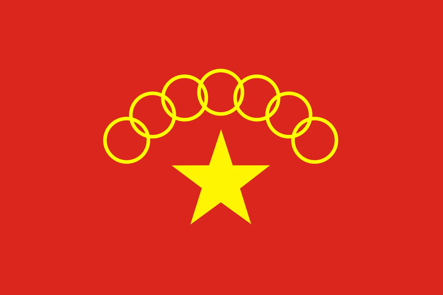 Flag of the Myanmar National Democratic Alliance Army (MNDAA) - image