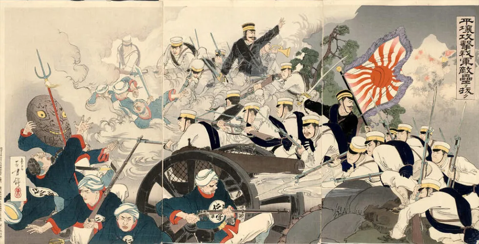 Battle of Pyongyang painting Image
