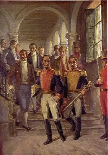 Bolívar and Francisco de Paula Santander