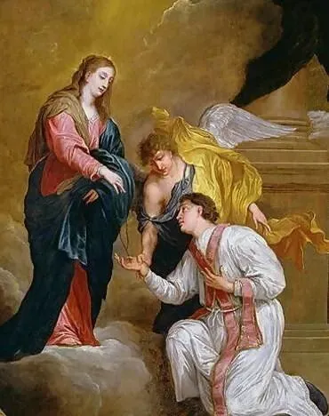 St Valentine Kneeling in Supplication