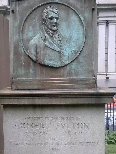 Robert Fulton's Tombstone Image