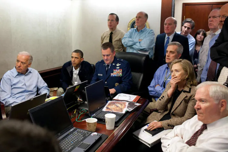 Obama await updates on bin Laden Image