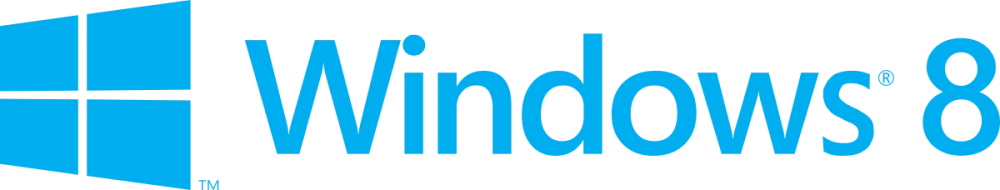Windows 8 logo and wordmark Image