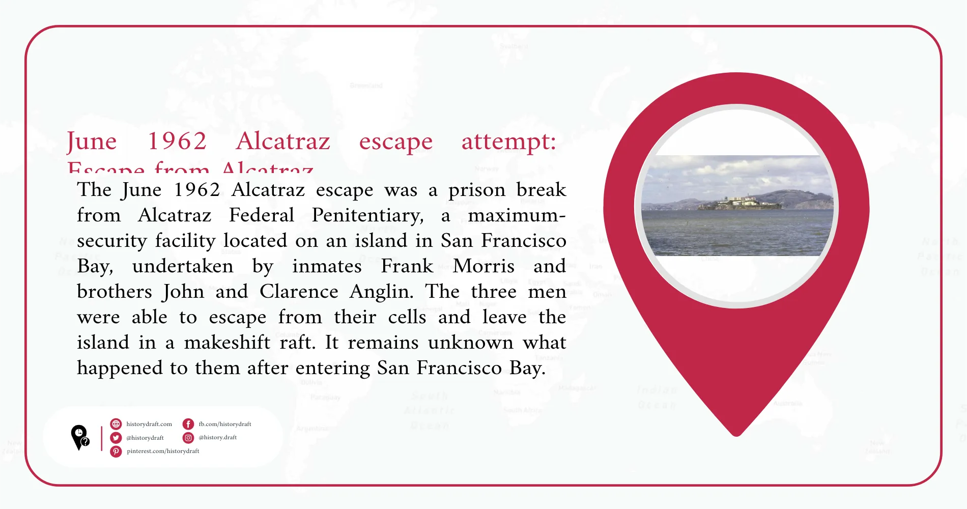 Dummy Head and Escape Route in 1962 Alcatraz, Escape Route …