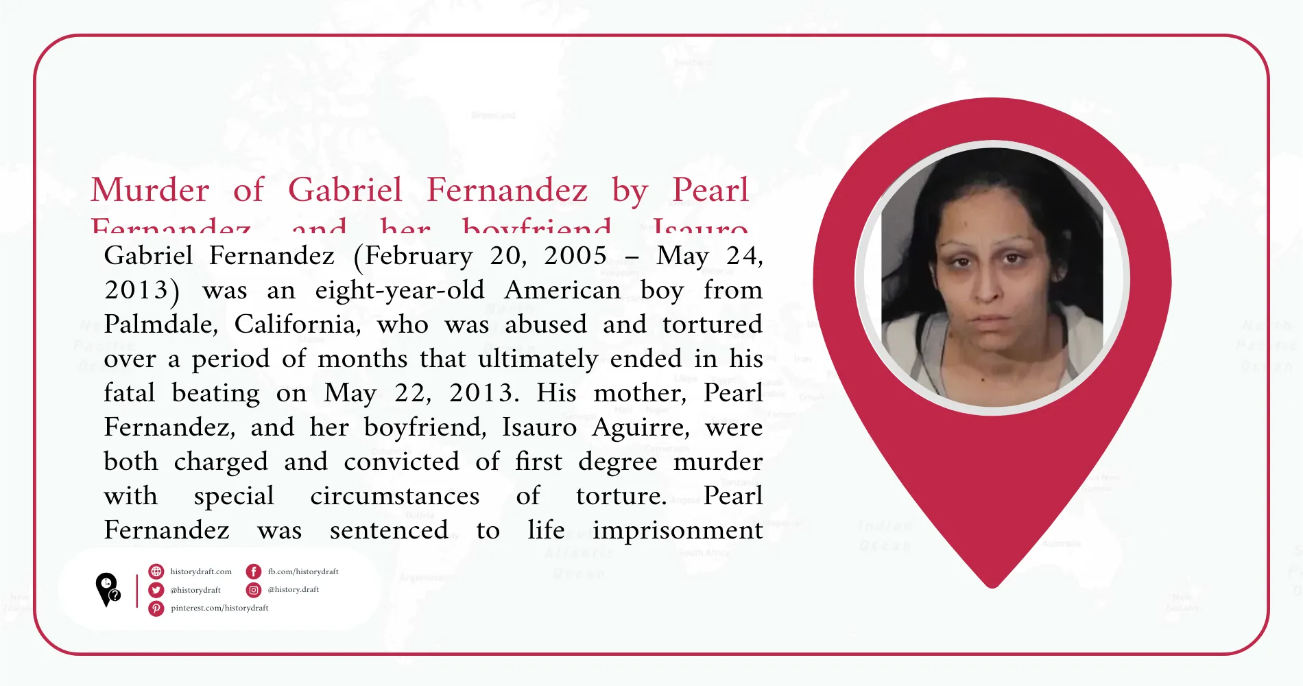 Pearl's Birth - Murder of Gabriel Fernandez by Pearl Fernandez, and her ...