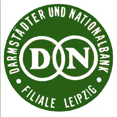 The logo of the Darmstädter (Danat-Bank)