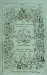 Cover, first serial edition of 1849 - David Copperfield