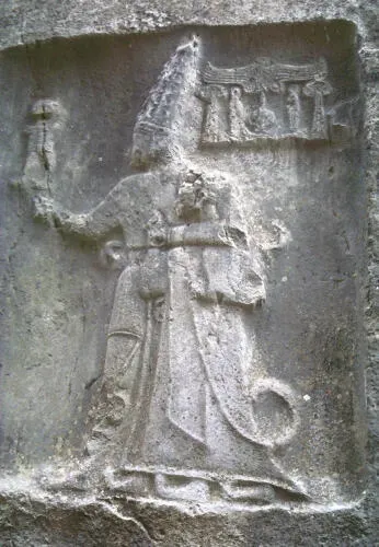 Depiction of king Tudhaliya on a relief