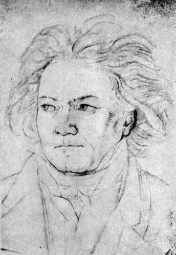 Beethoven Black and White Image
