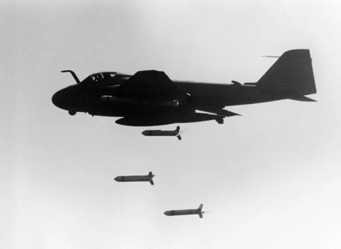 A-6E Intruder in Operation Praying Mantis Image